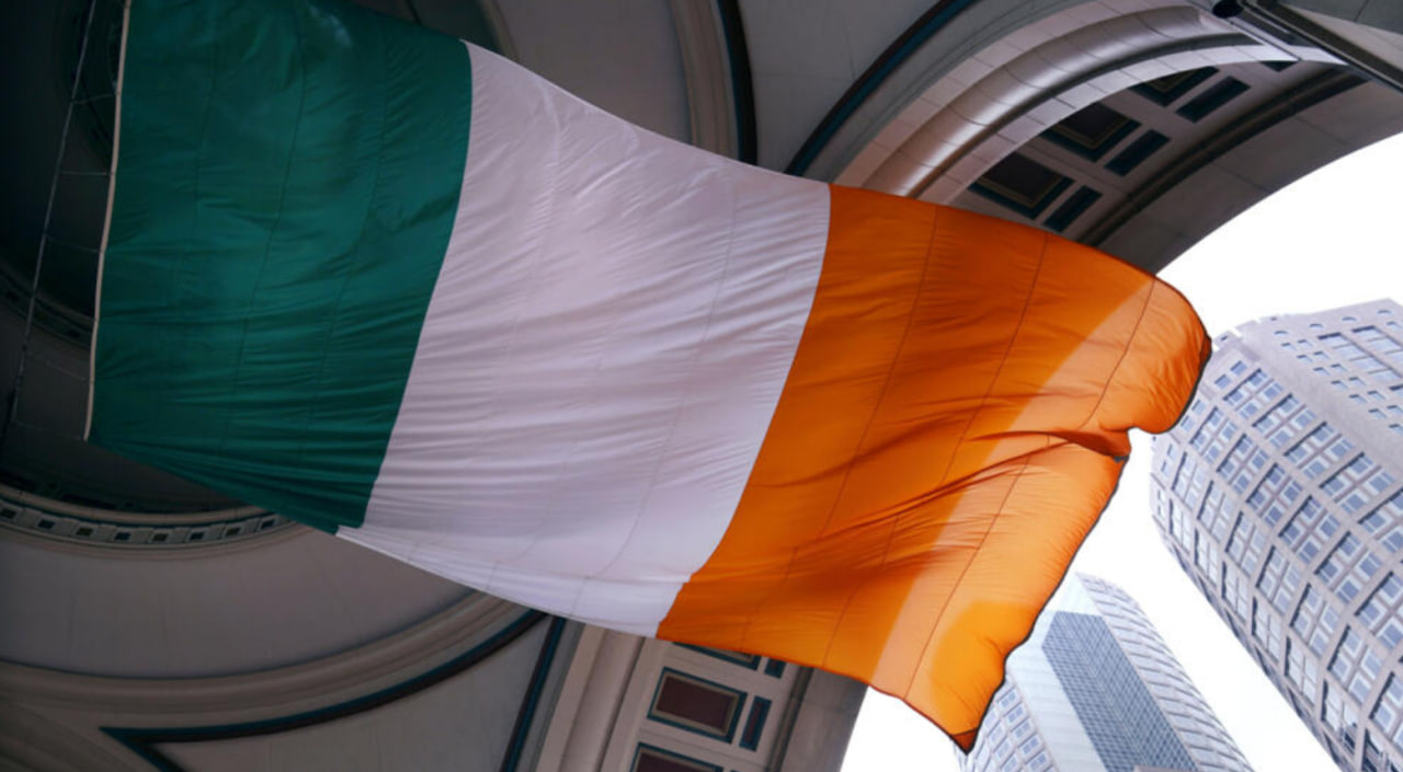 Прапор Ірландії. Фото: AP