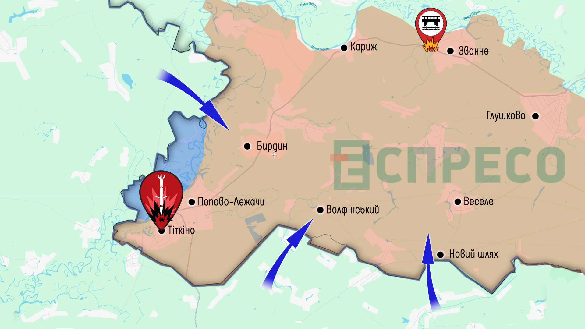 Карта Курська область травенm 06.05.25
