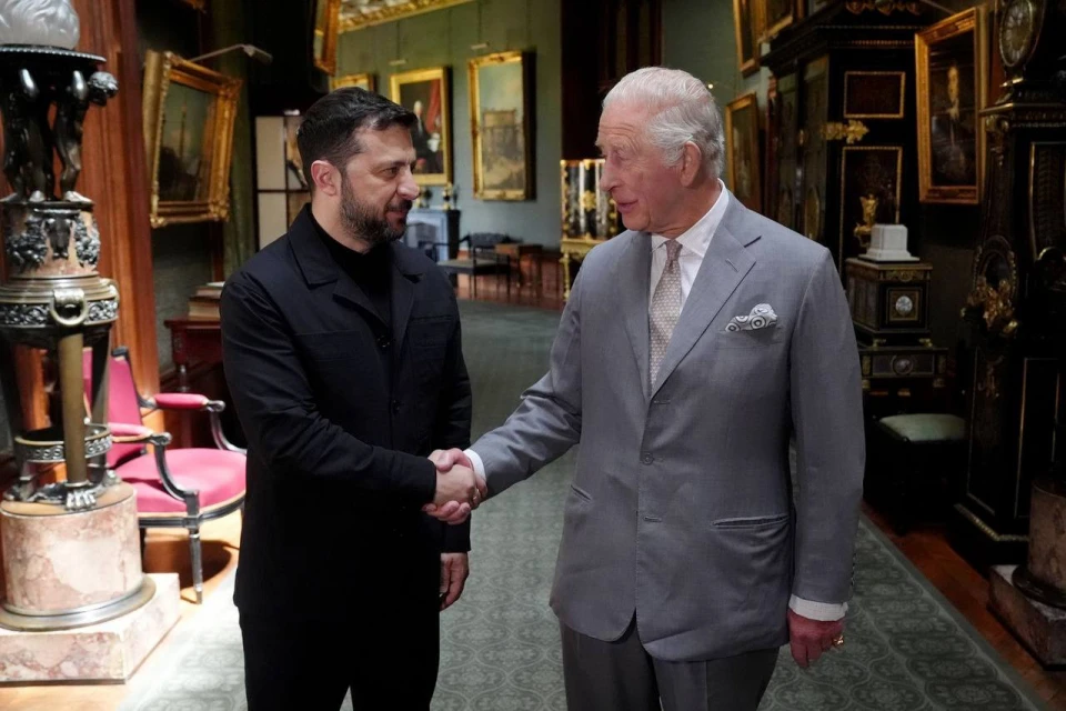 Зеленський провів зустріч з королем Чарльзом III у Великій Британії