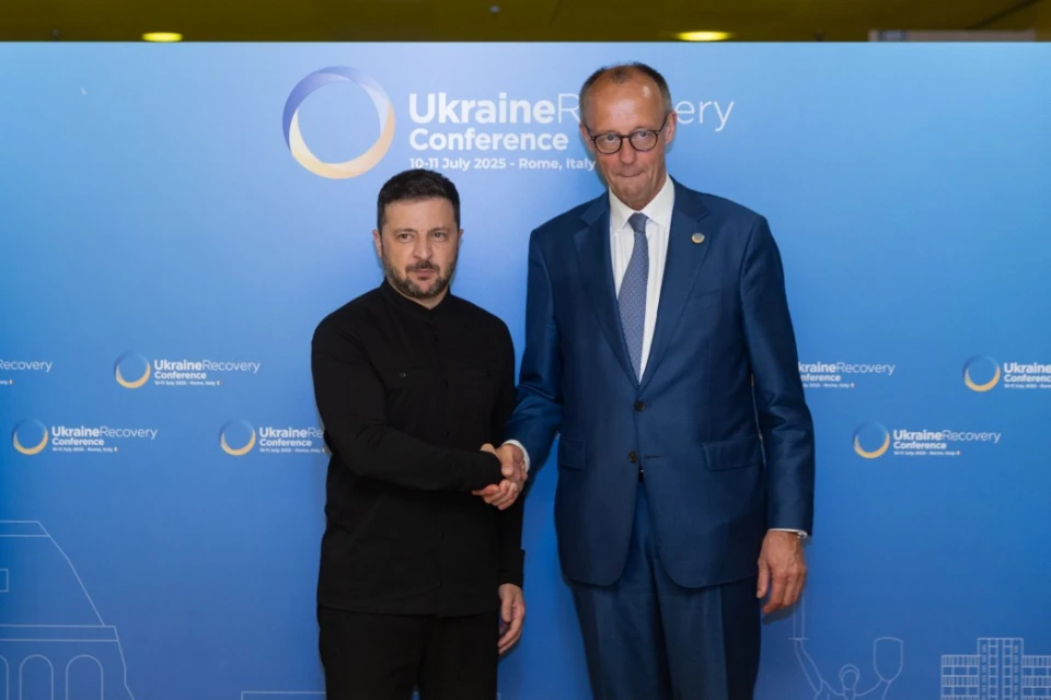 Володимир Зеленський та Фрідріх Мерц