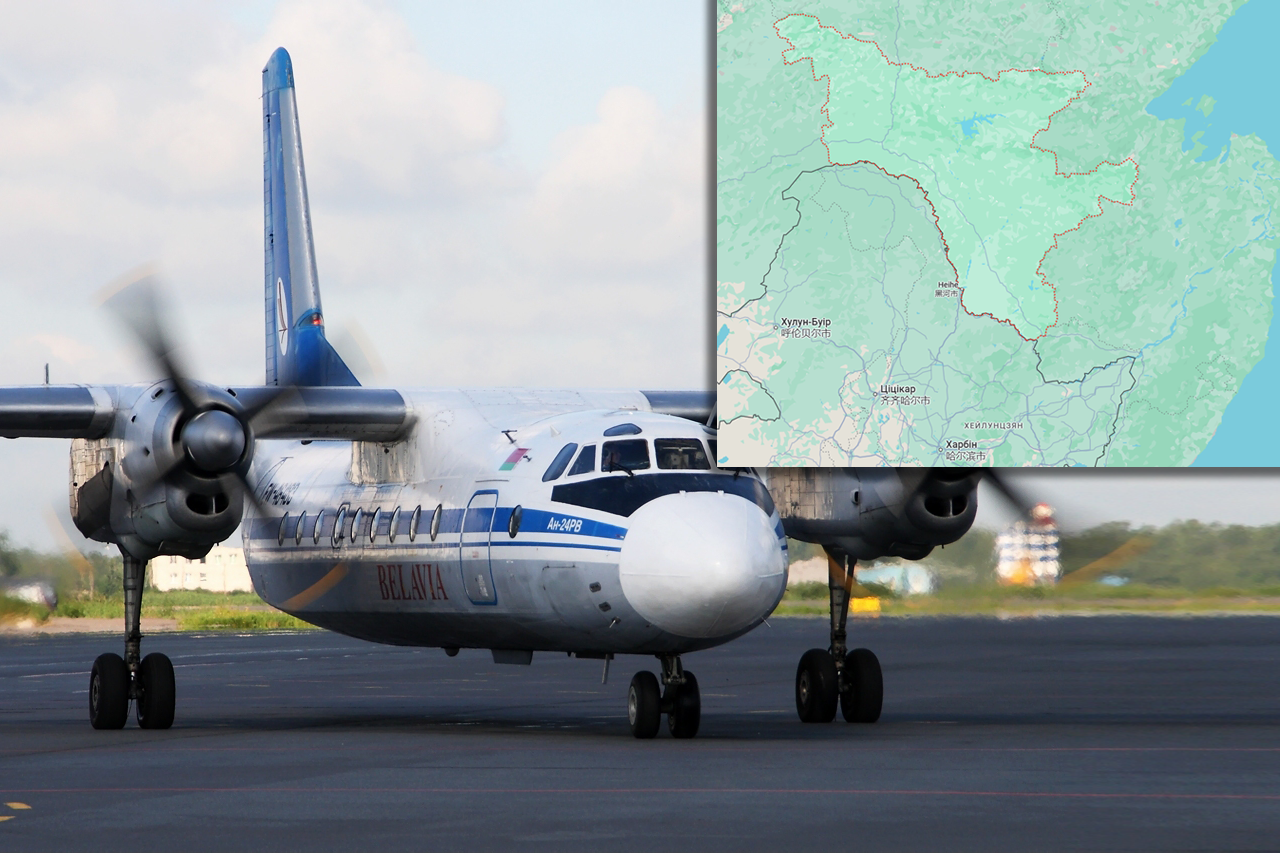 В Амурській області Росії розбився пасажирський літак Ан-24