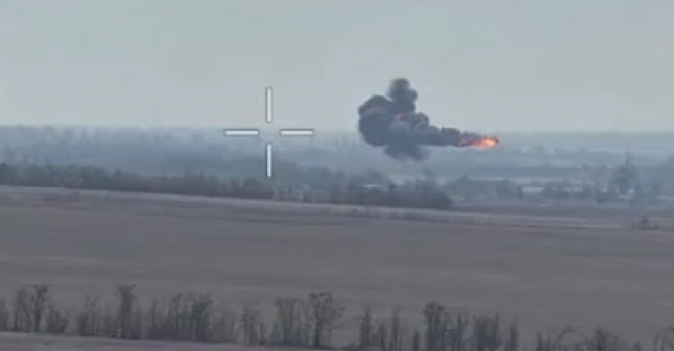 Український FPV-дрон знищив російський вертоліт Мі-28