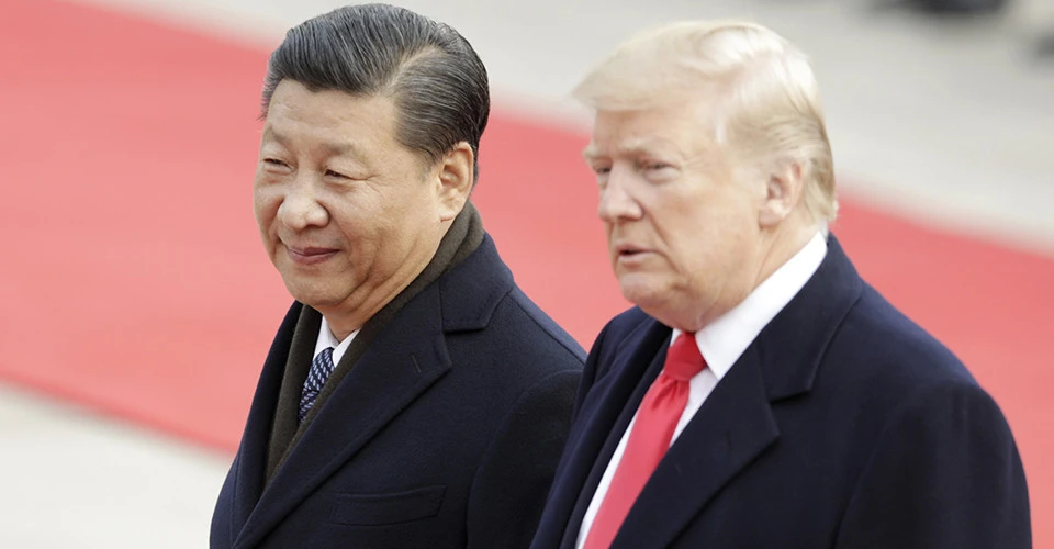 Сі Цзіньпін та Дональд Трамп на зустрічі в Пекіні, листопад 2017 року