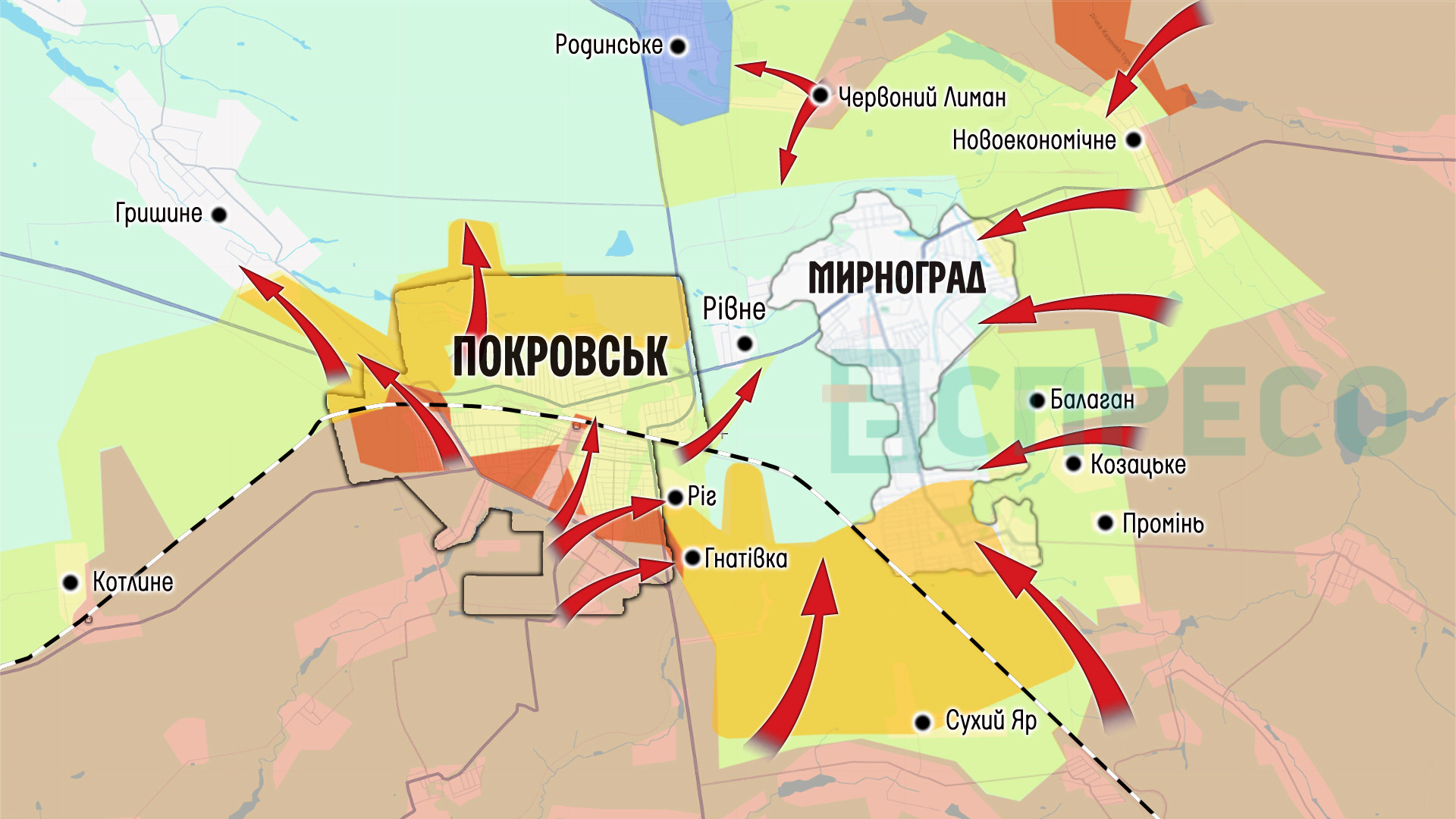 Військові РФ опинилися в оточенні в центрі міста: Пехньо про Покровськ