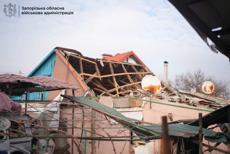 Російська атака на Запоріжжя, є поранені