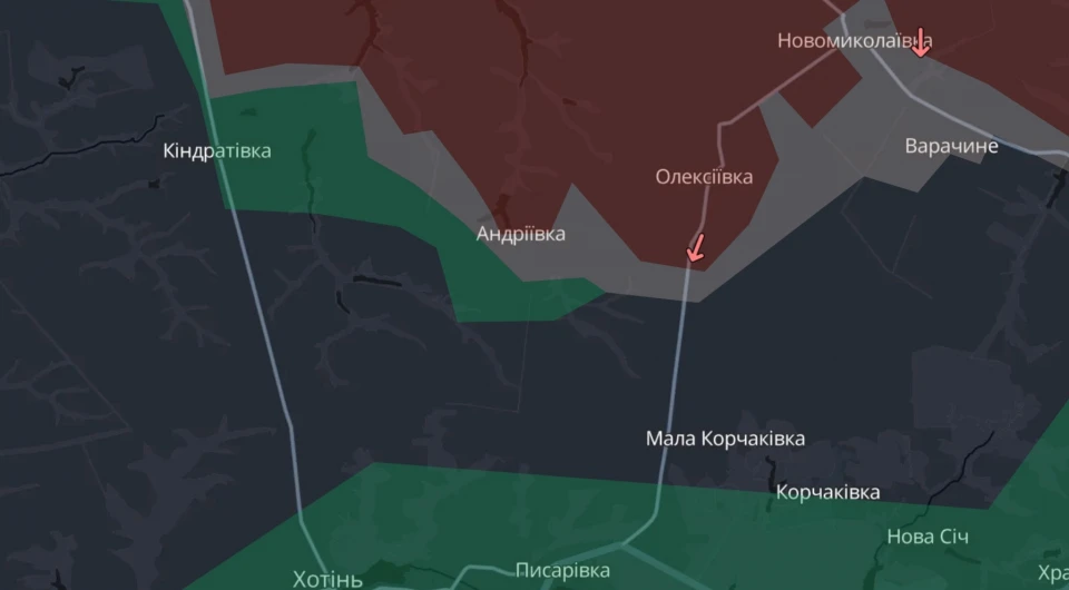 DeepState: РФ продовжує наступ у Сумській області