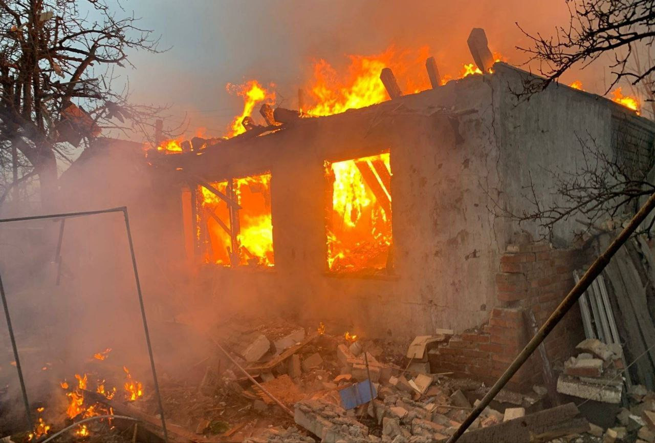 Росія завдала удару шахедами по житловим будинкам у приватному секторі Кривого Рогу