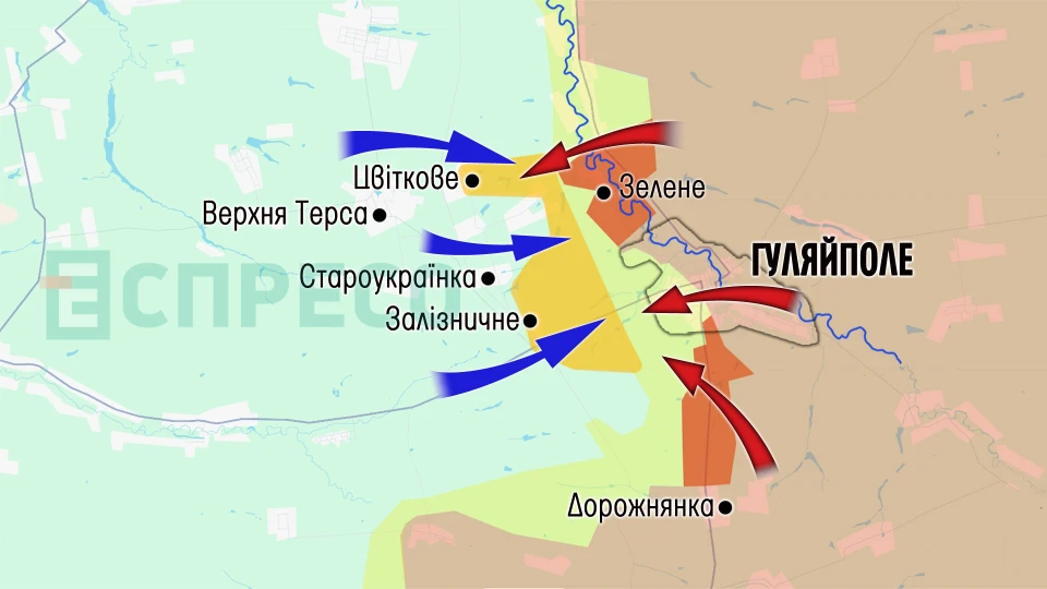 Карта бойових дій за 7-14 лютого